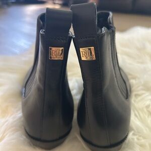 Ralph Lauren Black Ankle Boots